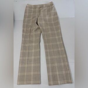 PENDLETON WOMEN'S PLAID WOOL TROUSERS Size 6 inseam 32”